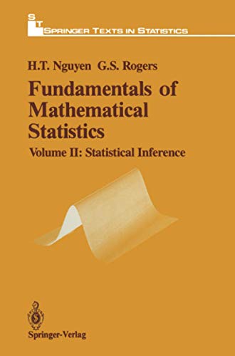 Stock image for Fundamentals of Mathematical Statistics: Statistical Inference: Vol 2 for sale by Revaluation Books
