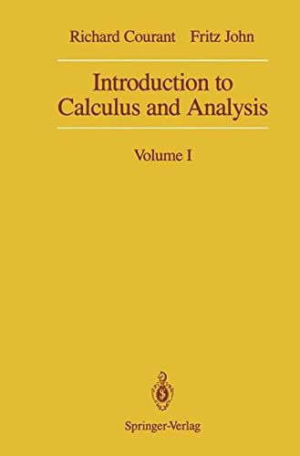 Imagen de archivo de Introduction to Calculus and Analysis: Volume I a la venta por HPB-Red