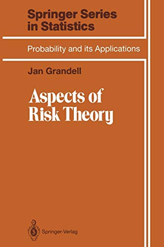 9781461390602: Aspects of Risk Theory (Springer Series in Statistics)