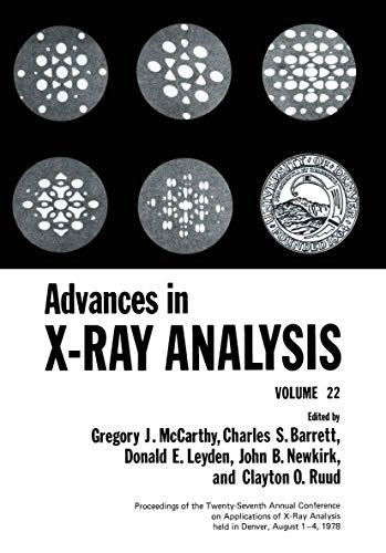 Stock image for Advances in X-Ray Analysis: Volume 22 for sale by Revaluation Books