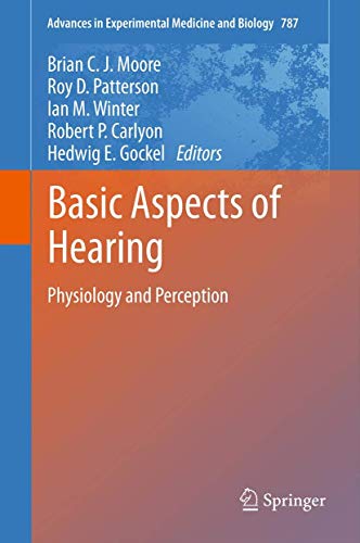 Stock image for Basic Aspects of Hearing. Physiology and Perception. for sale by Antiquariat im Hufelandhaus GmbH  vormals Lange & Springer