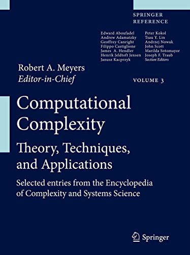 9781461418016: Computational Complexity: Theory, Techniques, and Applications