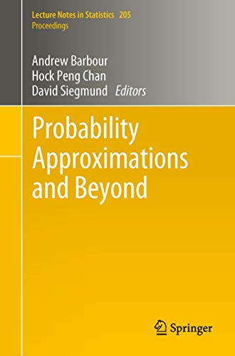 Beispielbild fr Probability Approximations and Beyond (Lecture Notes in Statistics: Proceedings, Vol. 205) zum Verkauf von GF Books, Inc.