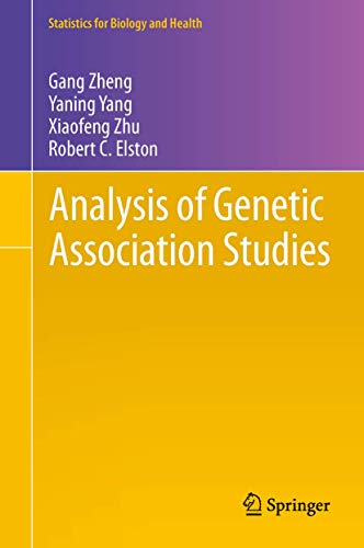 Imagen de archivo de Analysis of Genetic Association Studies (Statistics for Biology and Health) a la venta por Raritan River Books