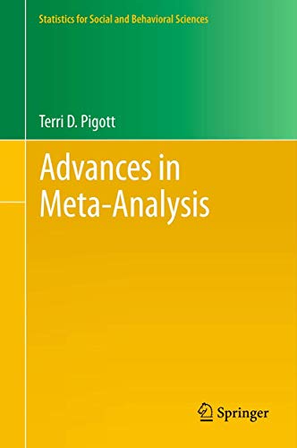 9781461422778: Advances in Meta-Analysis (Statistics for Social and Behavioral Sciences)