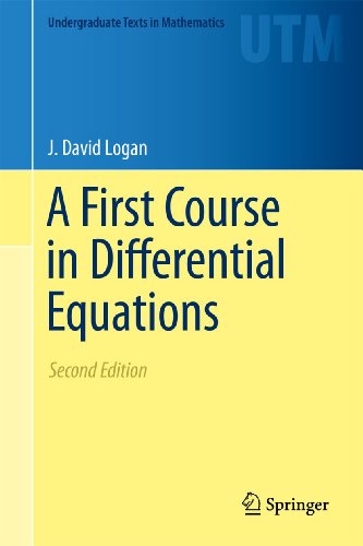 9781461427223: A First Course in Differential Equations (Undergraduate Texts in Mathematics)