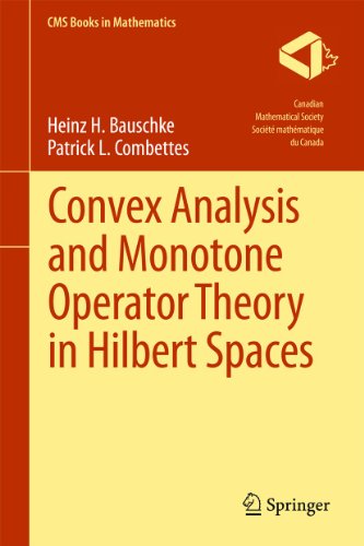 Stock image for Convex Analysis and Monotone Operator Theory in Hilbert Spaces for sale by Second Story Books, ABAA