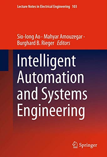 9781461429784: Intelligent Automation and Systems Engineering: 103