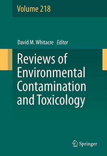 Stock image for Reviews of Environmental Contamination and Toxicology, Vol. 218. for sale by Gast & Hoyer GmbH
