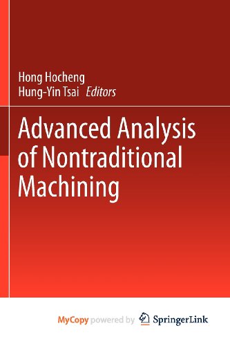 9781461440550: Advanced Analysis of Nontraditional Machining