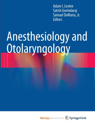 9781461441854: Anesthesiology and Otolaryngology