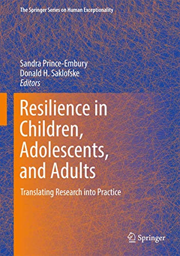 Imagen de archivo de Resilience In Children Adolescents And Adults a la venta por Basi6 International