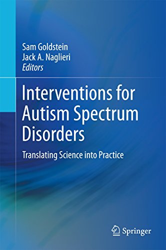 Beispielbild fr Interventions for Autism Spectrum Disorders. Translating Science into Practice. zum Verkauf von Gast & Hoyer GmbH