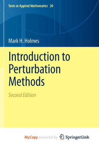 9781461454786: Introduction to Perturbation Methods