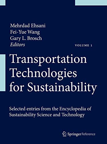 9781461458432: Transportation Technologies for Sustainability