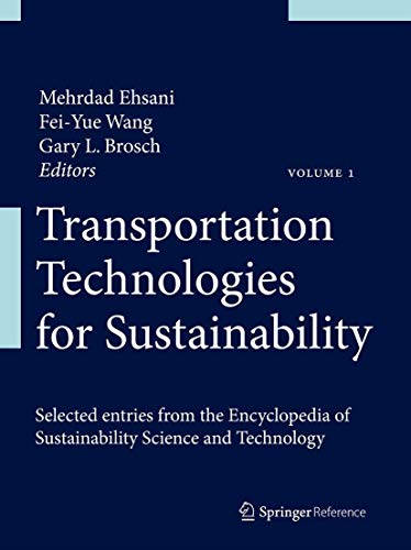 9781461458456: Transportation Technologies for Sustainability
