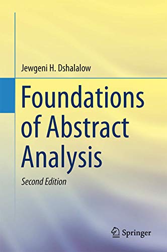 Stock image for Foundations of Abstract Analysis for sale by Books Puddle
