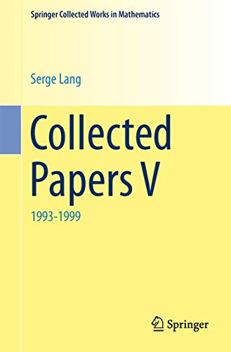 Stock image for Collected Papers V : 1993-1999 for sale by Ria Christie Collections