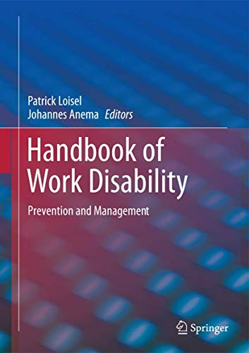 9781461462132: Handbook of Work Disability: Prevention and Management