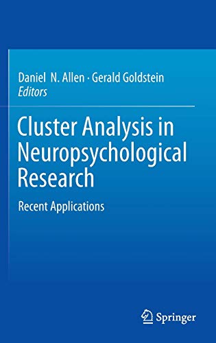 9781461467434: Cluster Analysis in Neuropsychological Research: Recent Applications