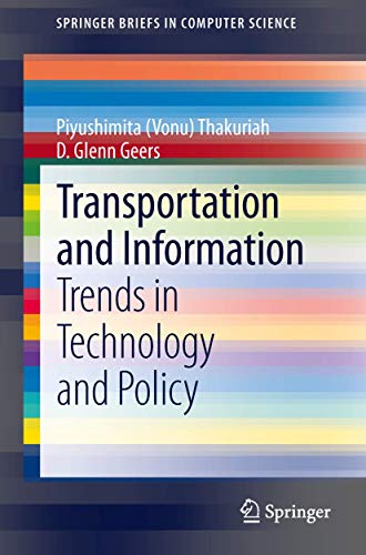 Stock image for Transportation and Information: Trends in Technology and Policy for sale by Revaluation Books