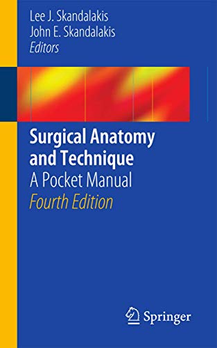 Imagen de archivo de Surgical Anatomy and Technique: A Pocket Manual a la venta por GF Books, Inc.