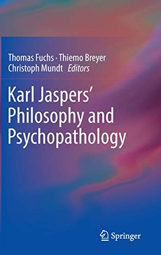 Stock image for Karl jaspers' Philosophy and Psychopathology for sale by A Book By Its Cover