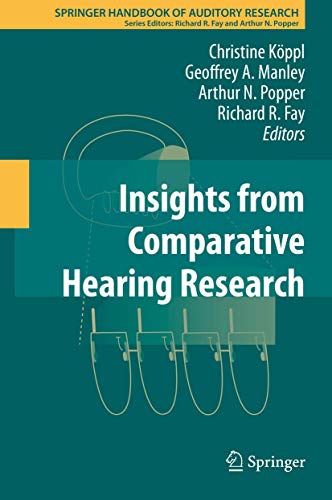 Stock image for Insights from Comparative Hearing Research (Springer Handbook of Audit for sale by Hawking Books