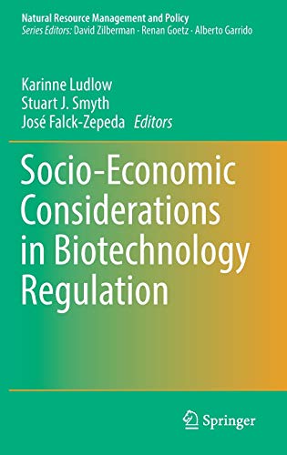 Beispielbild fr Socio-Economic Considerations in Biotechnology Regulation zum Verkauf von Buchpark
