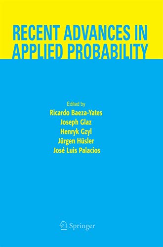 Beispielbild fr Recent Advances in Applied Probability zum Verkauf von Lucky's Textbooks