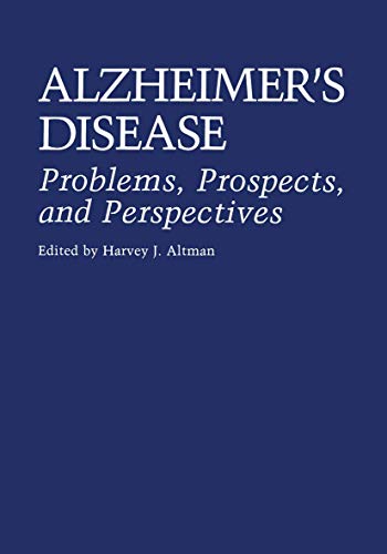 Beispielbild fr Alzheimer S Disease: Problems, Prospects, and Perspectives zum Verkauf von Blackwell's