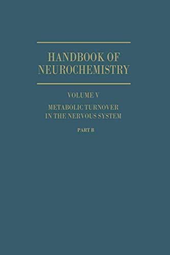 Stock image for Metabolic Turnover in the Nervous System for sale by Lucky's Textbooks