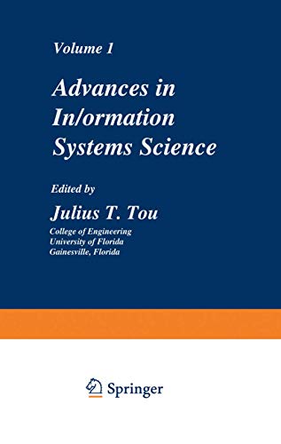 Beispielbild fr Advances in Information Systems Science: Volume 1 zum Verkauf von Ammareal