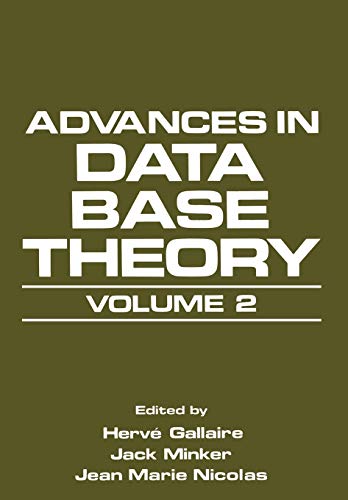 Stock image for Advances in Data Base Theory, Volume 2 for sale by Revaluation Books