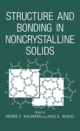 Stock image for Structure and Bonding in Noncrystalline Solids for sale by Revaluation Books
