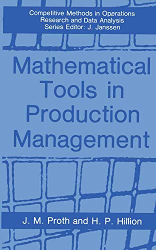 Stock image for Mathematical Tools in Production Management for sale by Kennys Bookshop and Art Galleries Ltd.