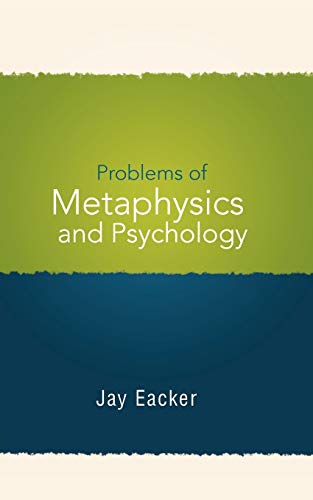 Beispielbild fr Problems of Metaphysics and Psychology zum Verkauf von Lucky's Textbooks