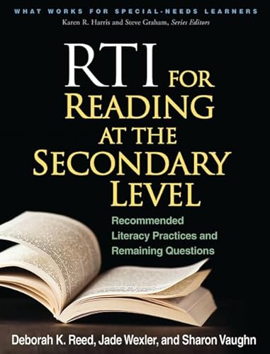 Imagen de archivo de RTI for Reading at the Secondary Level: Recommended Literacy Practices and Remaining Questions (What Works for Special-Needs Learners) a la venta por HPB-Red