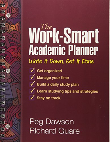 Stock image for The Work-Smart Academic Planner: Write It Down, Get It Done for sale by Bulk Book Warehouse