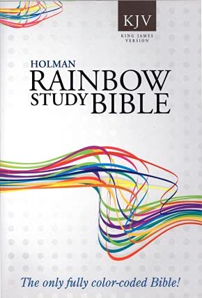Beispielbild fr KJV Rainbow Study Bible, Paperback zum Verkauf von SecondSale