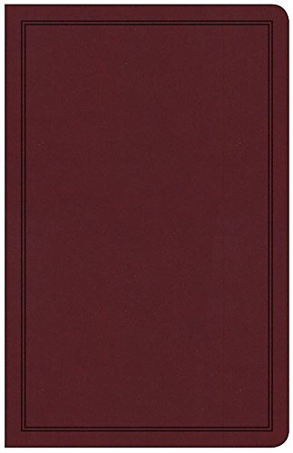 Stock image for CSB Deluxe Gift Bible, Burgundy LeatherTouch for sale by ThriftBooks-Dallas