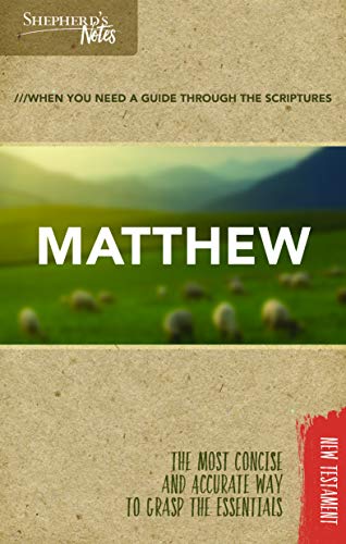 Stock image for Shepherds Notes: Matthew for sale by Red's Corner LLC