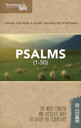 Imagen de archivo de Shepherd's Notes: Psalms 1-50 a la venta por Blackwell's