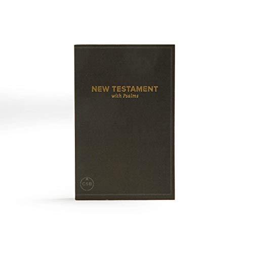 Stock image for CSB Pocket New Testament with Psalms, Black Trade Paper for sale by Hawking Books