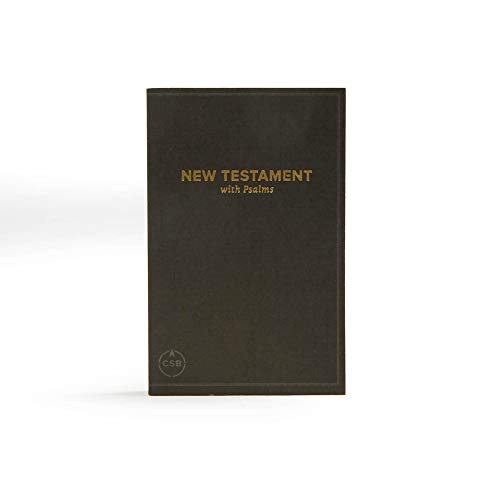 9781462779987: CSB Pocket New Testament with Psalms, Black Trade Paper, Red Letter, Concise Format, Evangelism, Outreach, Easy-to-Read Bible Serif Type