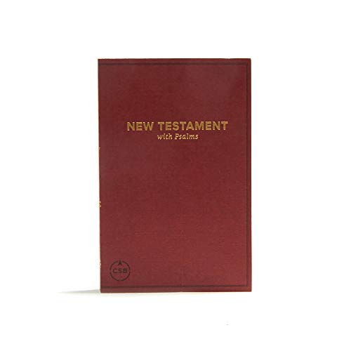 Stock image for CSB Pocket New Testament with Psalms, Burgundy Trade Paper for sale by ThriftBooks-Atlanta