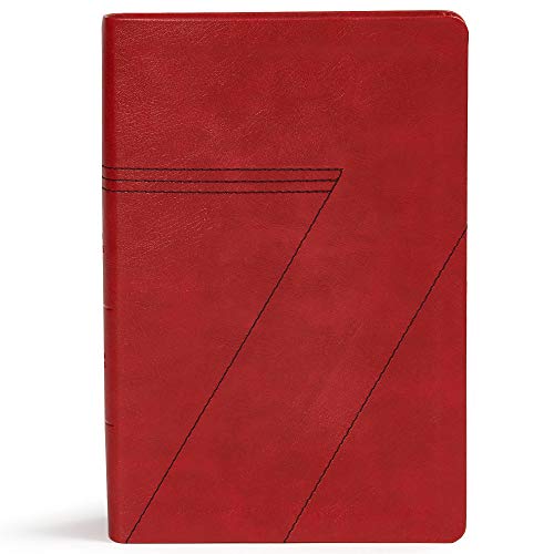Beispielbild fr CSB Seven Arrows Bible, Crimson LeatherTouch: The How-to-Study Bible for Students zum Verkauf von KuleliBooks