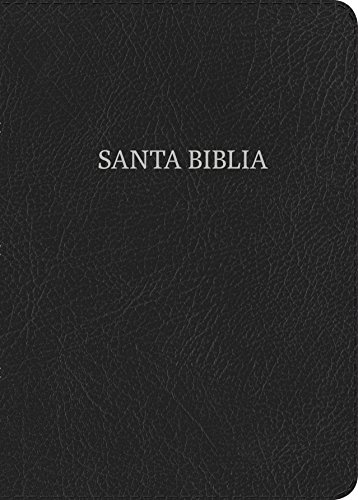 Stock image for NVI Biblia Letra Grande Tamaño Manual negro, piel fabricada con ndice (Spanish Edition) for sale by HPB Inc.