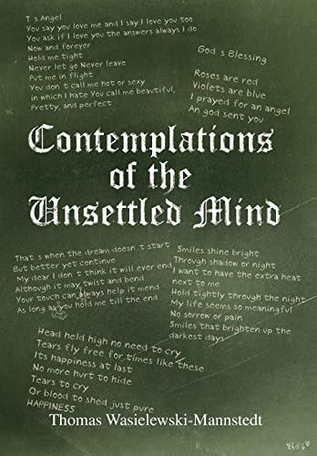 Stock image for Contemplations of the Unsettled Mind for sale by PBShop.store US