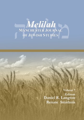 Stock image for Melilah: Manchester Journal of Jewish Studies (2010) for sale by Zubal-Books, Since 1961